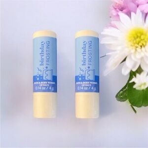 2 Birthday Frosting Lip Balms